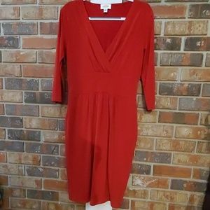 Talbots red dress